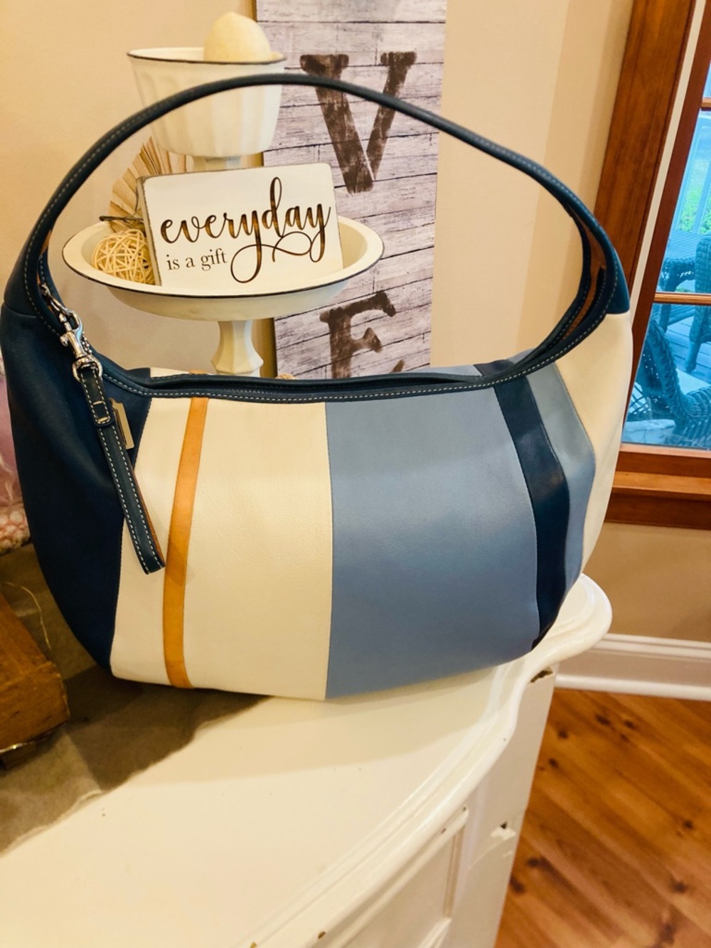Vintage Coach Y2K Ergo Striped Leather Hobo Bag Shoulder 9298 Limited Edition - Picture 15 of 16